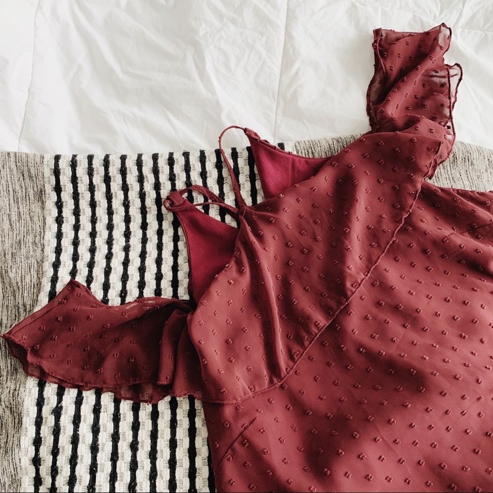Maroon Blouse